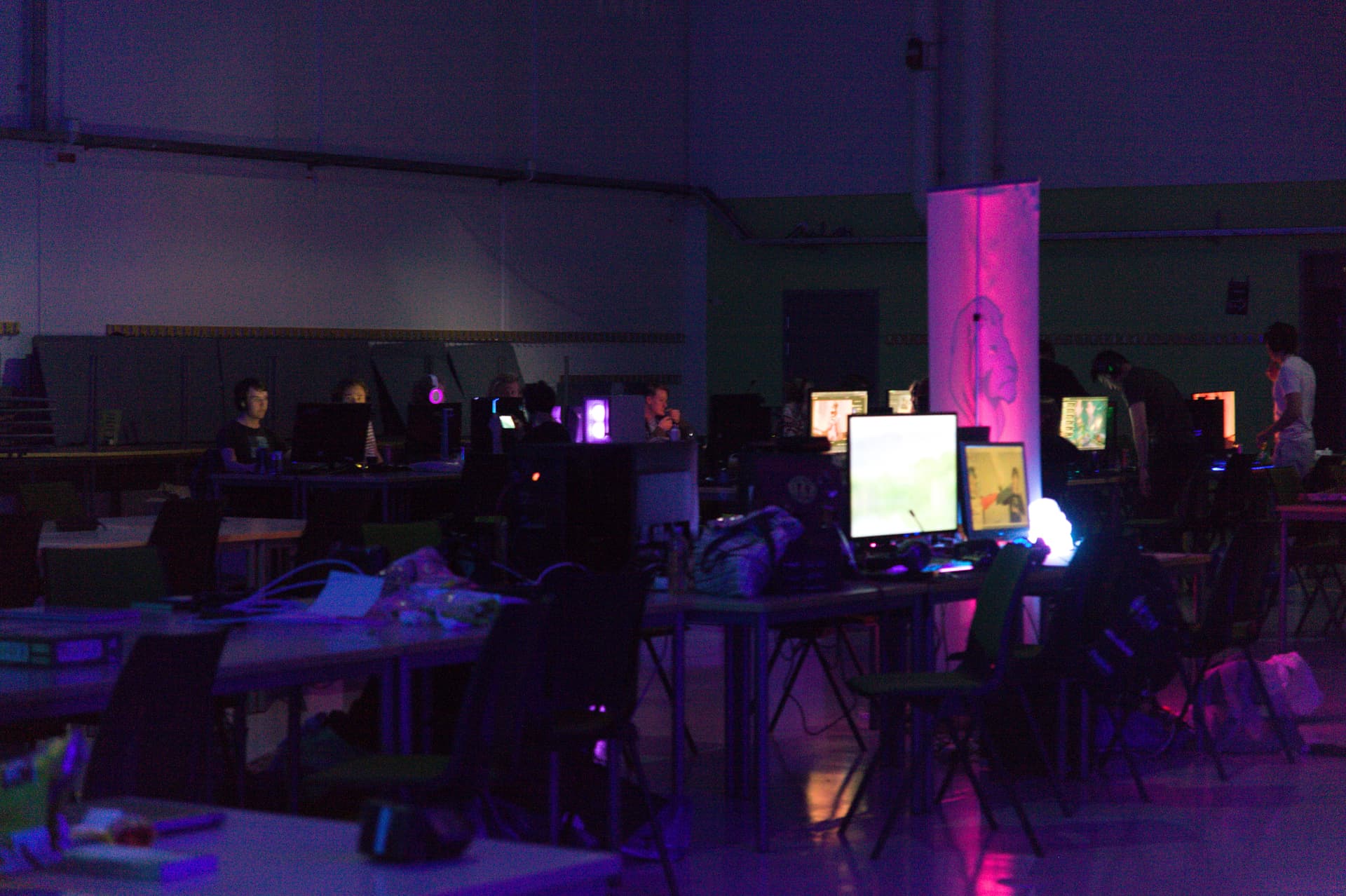 Person playing Counter Strike